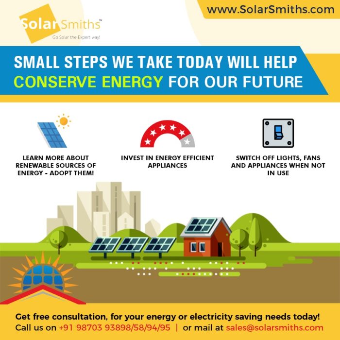 Small Steps we Take Today will Help Conserve Energy for our Future ...